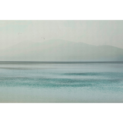 Papier peint panoramique XL Breeze Bleus légers Satiné