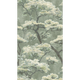 Papier peint panoramique L Matsubara Vert de gris Satiné