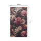 Papier peint panoramique L Carmela Roses tendres Satiné