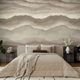 Papier peint panoramique L Cortez Sable beige Satiné