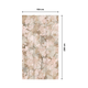 Papier peint panoramique L Bocciolo Beige et rose poudré Satiné