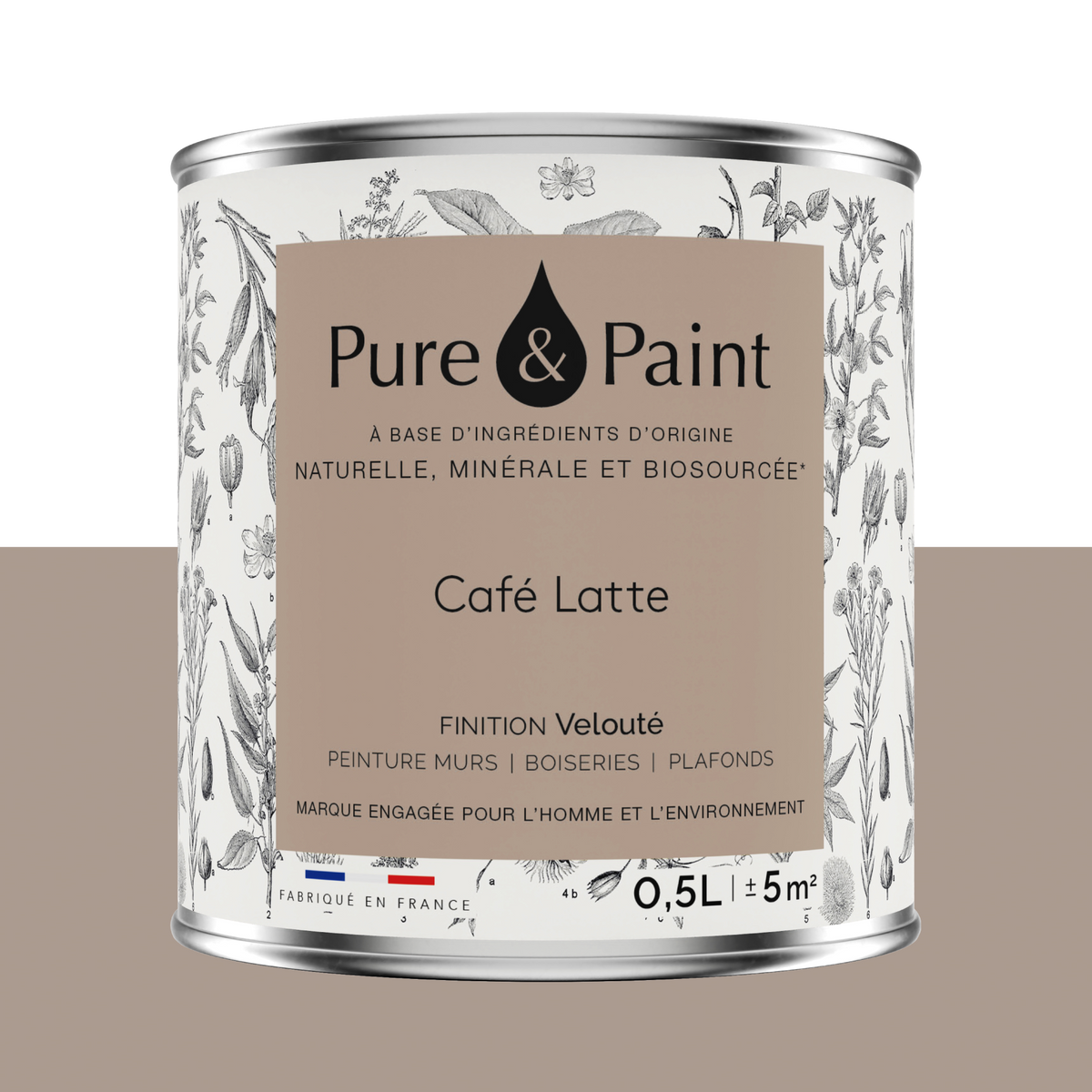 PURE AND PAINT Peinture Pure and paint Café latte Mat