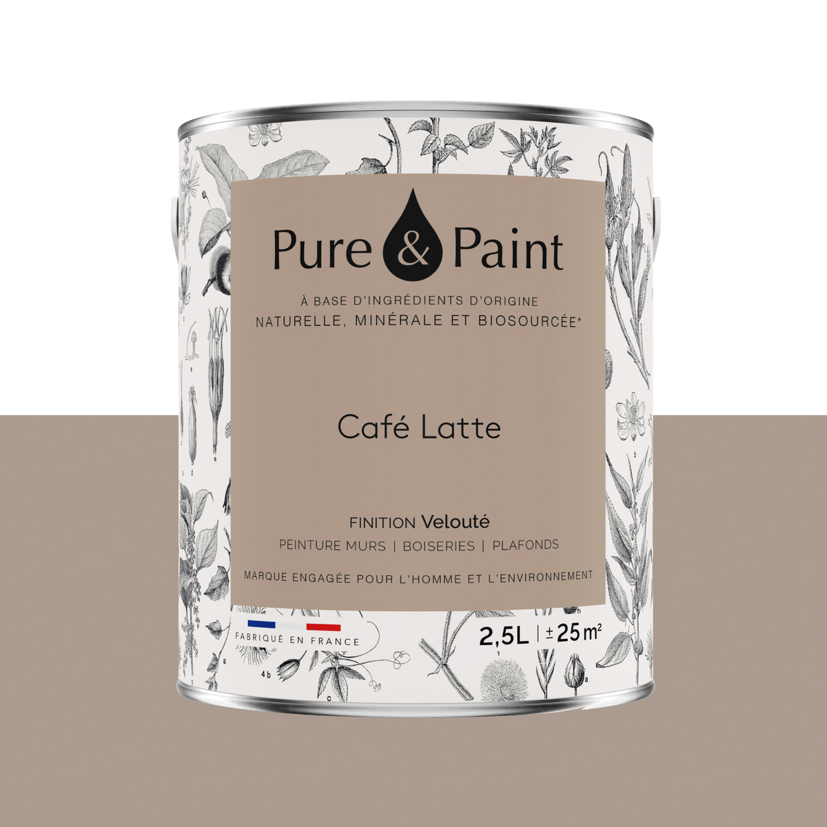 PURE AND PAINT Peinture Pure and paint Café latte Mat