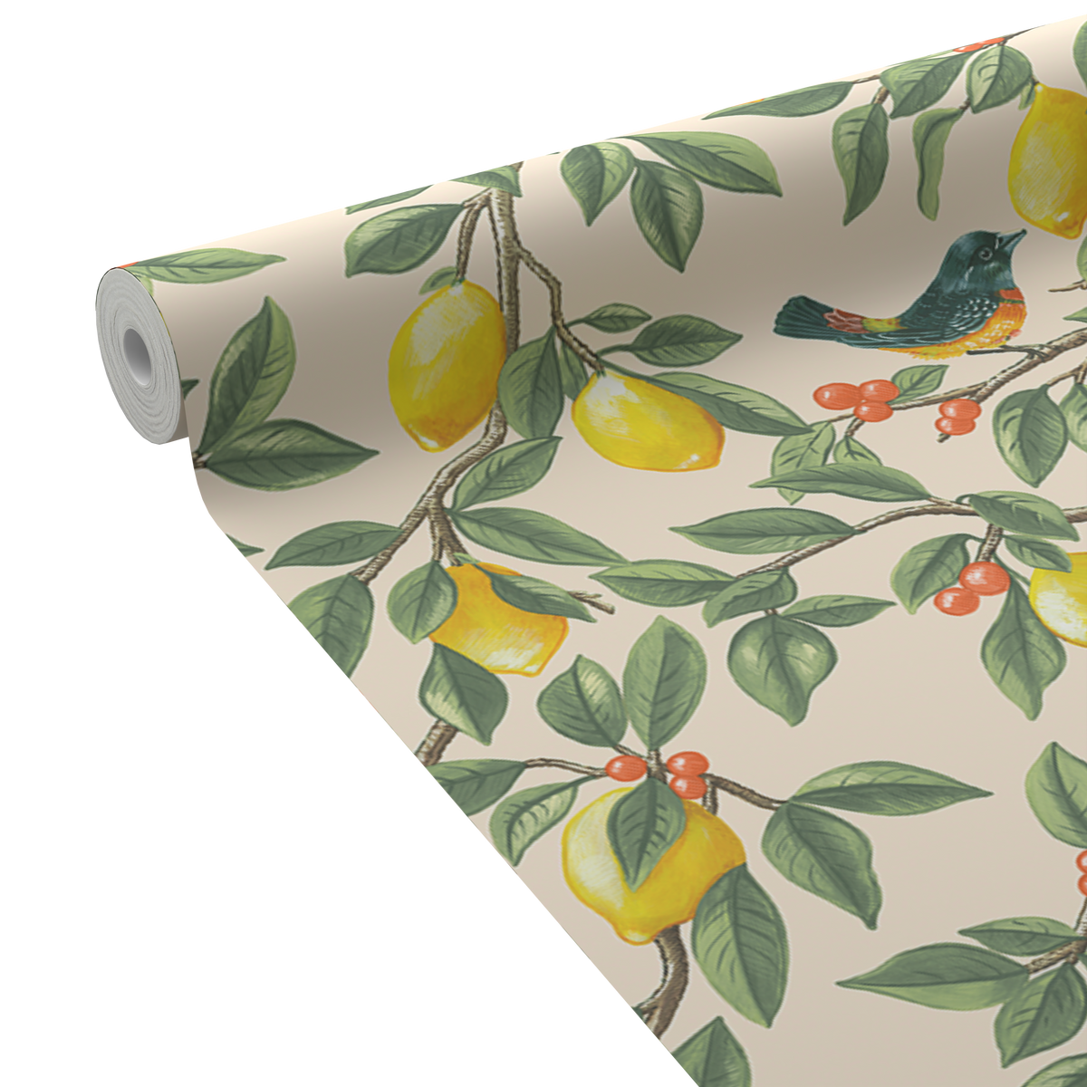HOLDEN DECOR Papier peint intissé Ponderosa Vert feuille Mat