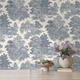 HOLDEN DECOR Papier peint intissé Blenheim Bleu marine Mat