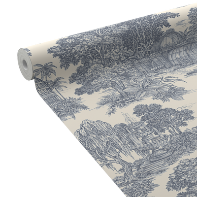 HOLDEN DECOR Papier peint intissé Blenheim Bleu marine Mat
