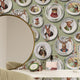 HOLDEN DECOR Papier peint intissé Tales of the manor Vert-de-gris Mat