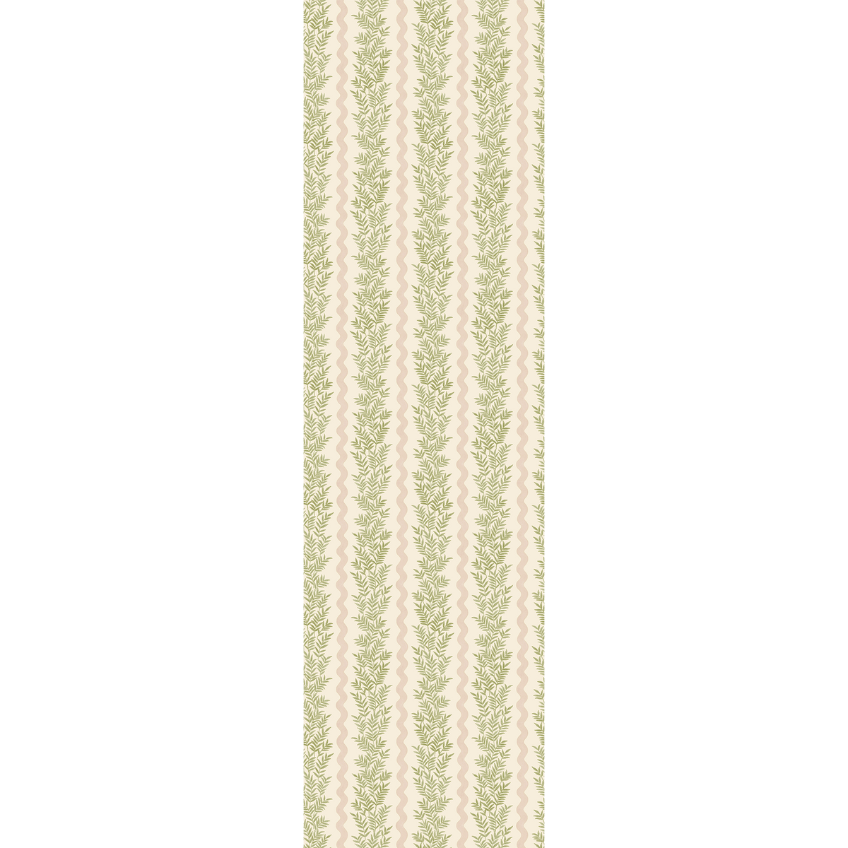 HOLDEN DECOR Papier peint intissé Pipkin stripe Vert sauge et rose poudré Mat