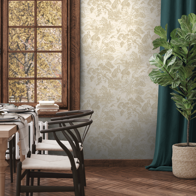 HOLDEN DECOR Papier peint intissé Natoru Beige sable Mat