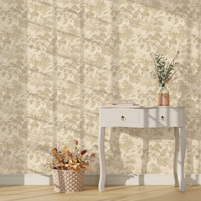HOLDEN DECOR Papier peint intissé Natoru Beige sable Mat