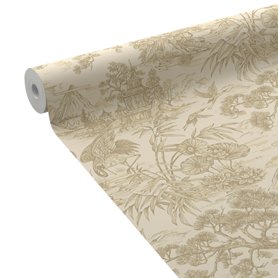 HOLDEN DECOR Papier peint intissé Natoru Beige sable Mat