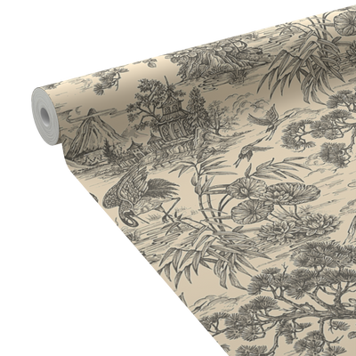 HOLDEN DECOR Papier peint intissé Natoru Charbon Mat