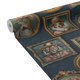 HOLDEN DECOR Papier peint Regal beasts Bleu nuit Mat