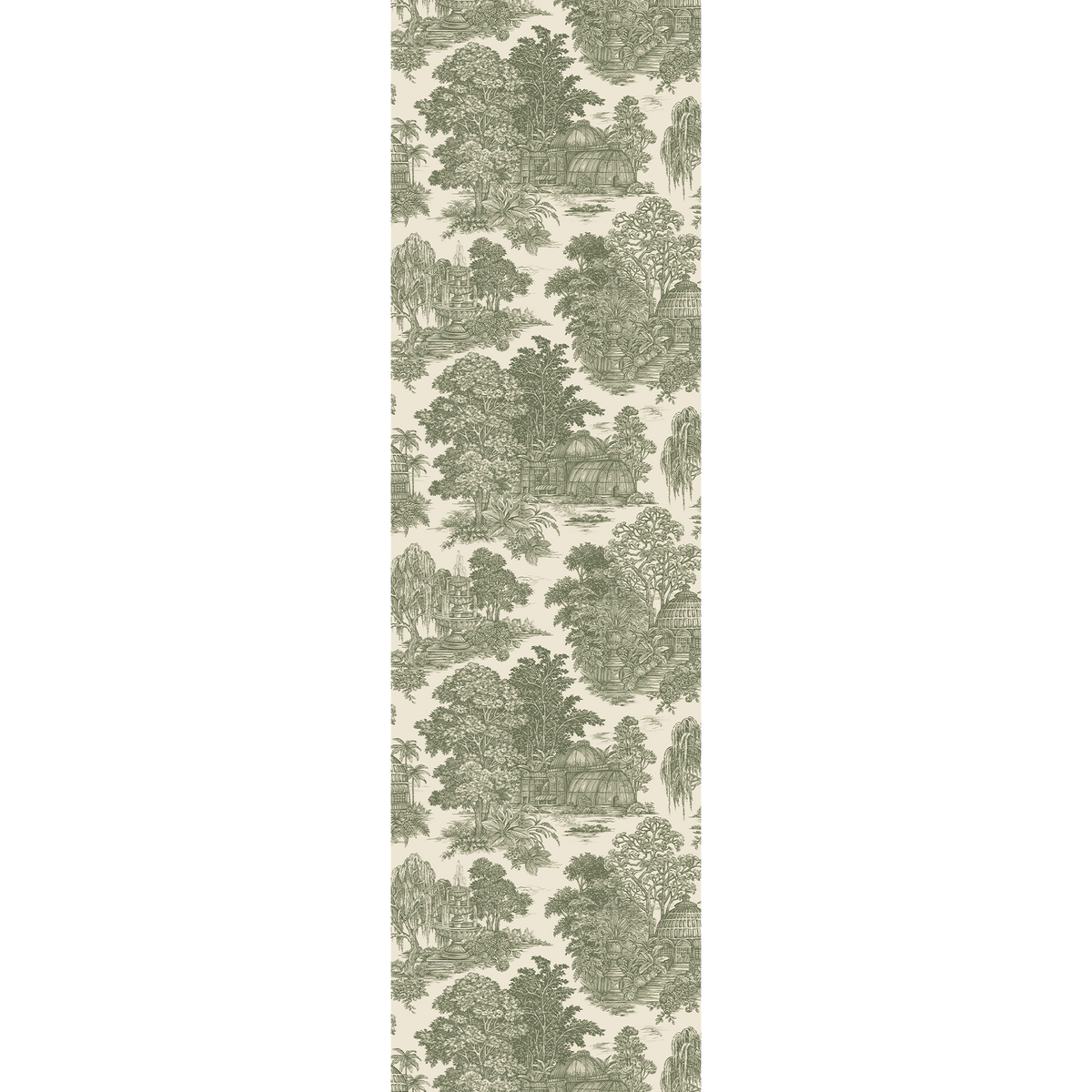 HOLDEN DECOR Papier peint intissé Blenheim Vert anglais Mat