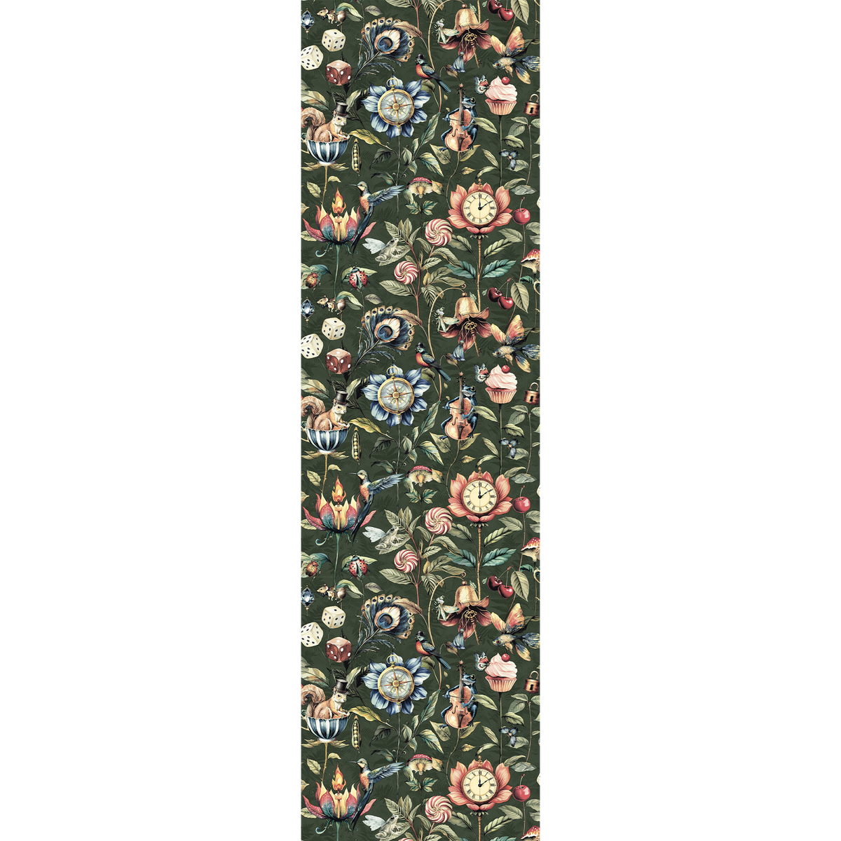 HOLDEN DECOR Papier peint intissé Elysium Vert anglais Mat