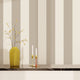 Papier peint intissé Victor Beige et blanc Mat