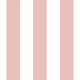 Papier peint intissé Victor Rose blush et blanc Mat
