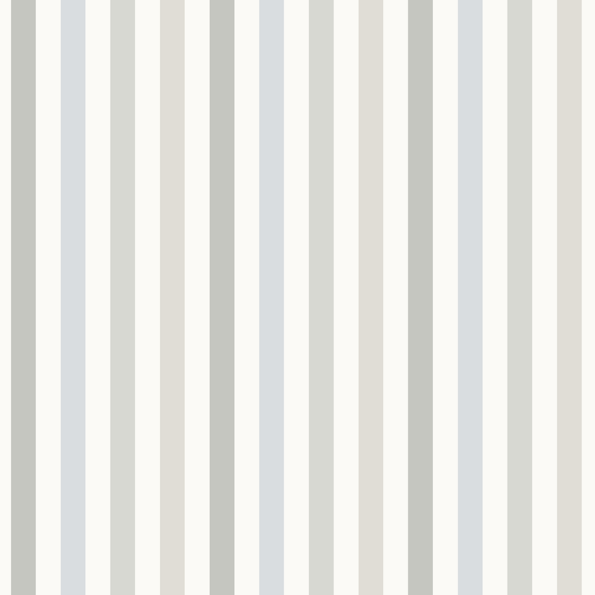 Papier peint intissé Gribouille Beige, bleu, vert pastels Mat