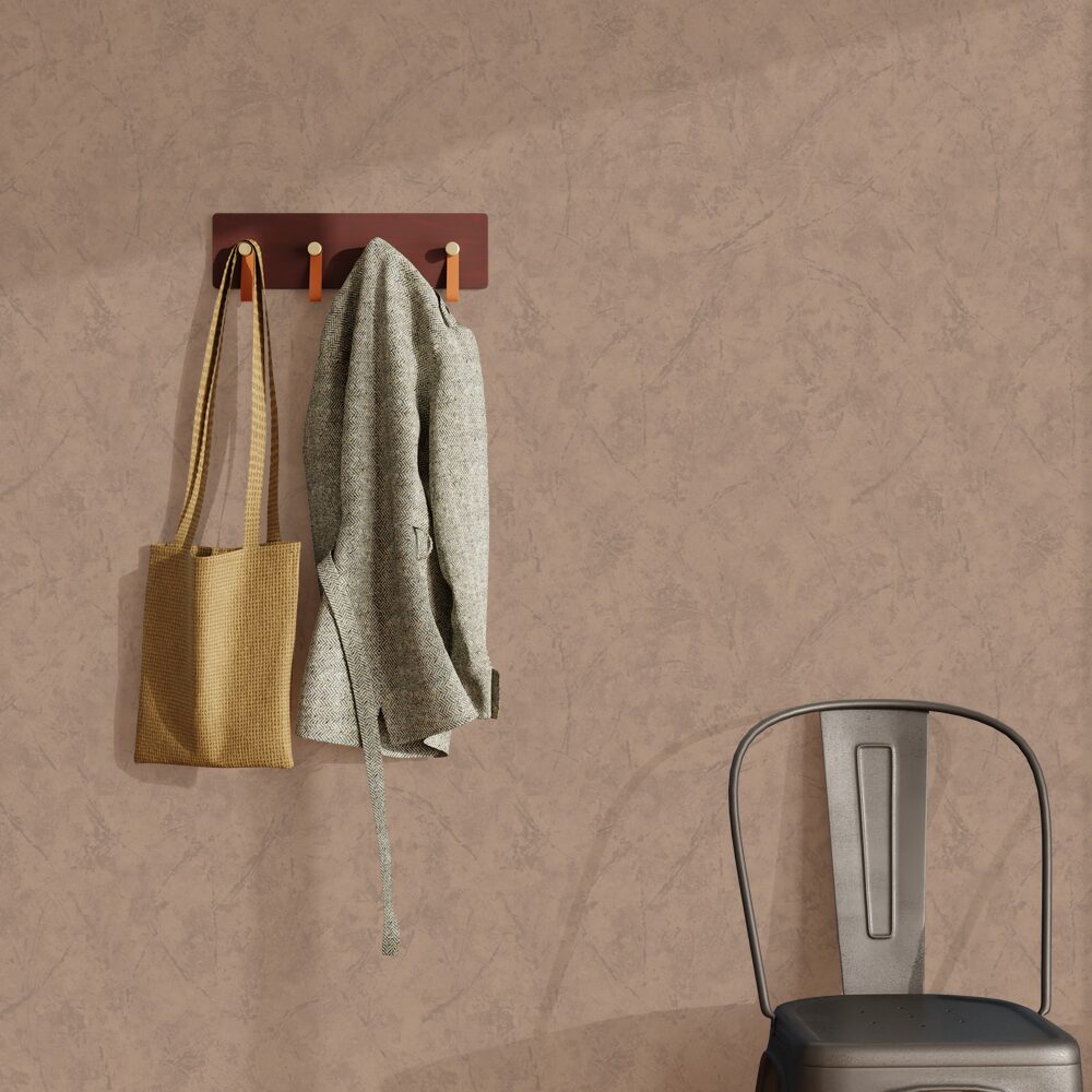 Papier peint intissé Sienna Taupe Satiné