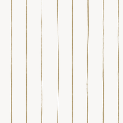 Papier peint intissé Lineal Blanc doux et ocre Satiné