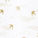 Papier peint intissé Felicidad Blanc doux et doré Satiné