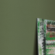 Papier peint intissé Soft line Vert bouteille Satiné