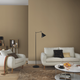 Papier peint intissé Soft line Café au lait Satiné