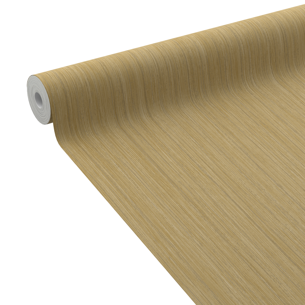 Papier peint intissé Linen Jaune paille Satiné