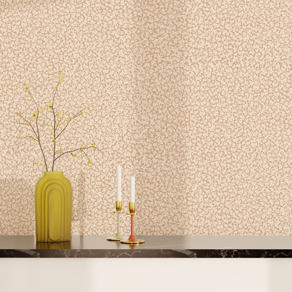 Papier peint intissé Lizabeth Caramel