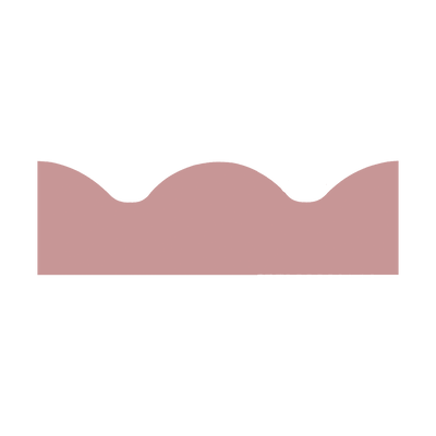 4MURS Frise intissée pré-encollée Lina ondula Rose blush Mat