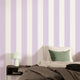 Papier peint intissé Victor Lilas et blanc Mat