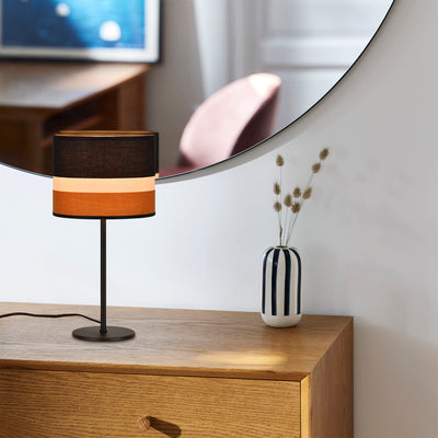 Lampe à poser Milano Orange et noir