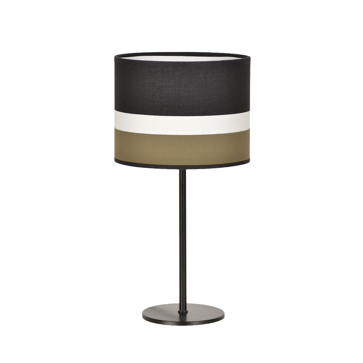 Lampe à poser Milano Kaki et noir