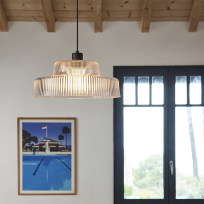 Suspension Lorenzo Verre transparent
