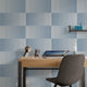 4MURS Papier peint intissé Echo Bleu ciel Mat