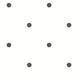 4MURS Papier peint intissé Polka Noir et blanc Mat
