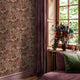 HOLDEN DECOR Papier peint intissé Lysandra Lie-de-vin Mat