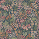 HOLDEN DECOR Papier peint intissé Lysandra Bleu nuit, vert et rose Mat