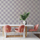HOLDEN DECOR Papier peint Check this out ! Lilas et écru Mat