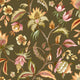HOLDEN DECOR Papier peint intissé Amaranth Kaki et contours dorés Métallisé