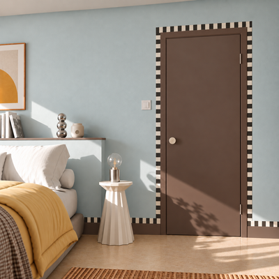 4MURS Frise intissée pré-encollée Petit tadam Noir et blanc doux Mat