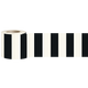 4MURS Frise intissée pré-encollée Grand tadam Noir et blanc doux Mat
