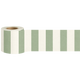 4MURS Frise intissée pré-encollée Grand tadam Vert sauge et blanc doux Mat