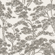 Papier peint intissé Yakushima Gris, noir et blanc Mat