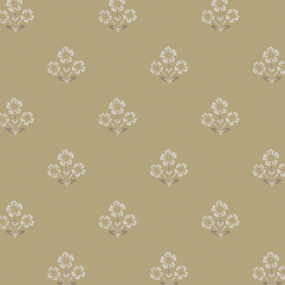 HOLDEN DECOR Papier peint intissé Isadora Jaune ocre, taupe, beige Mat