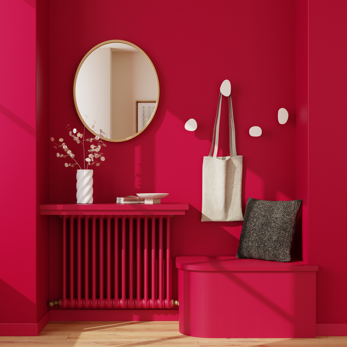 SAPHYR Peinture Saphyr Carmin Satiné 2,5L