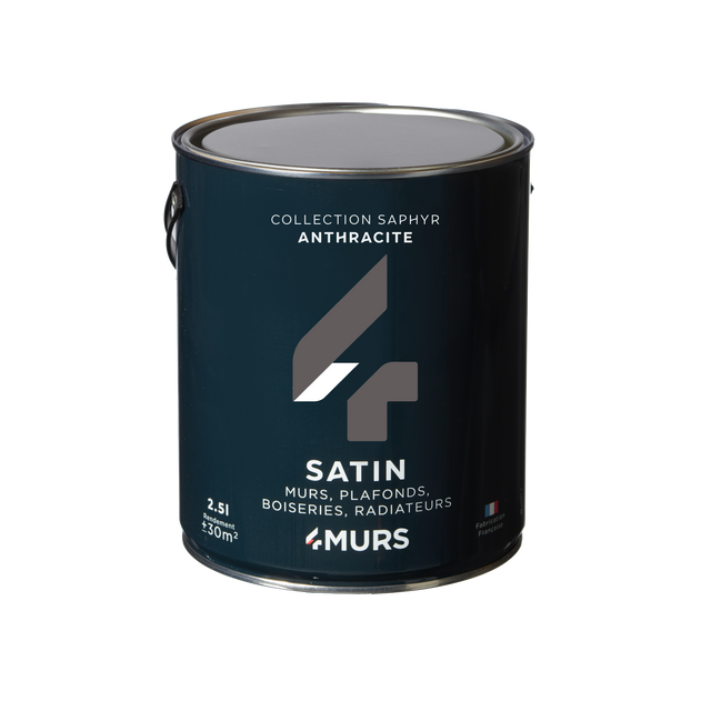 Saphyr Peinture Multi-supports Peinture anthracite Satiné