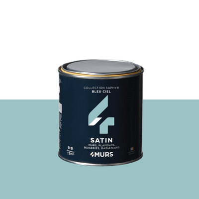SAPHYR Peinture Saphyr Bleu ciel Satiné 0,5L