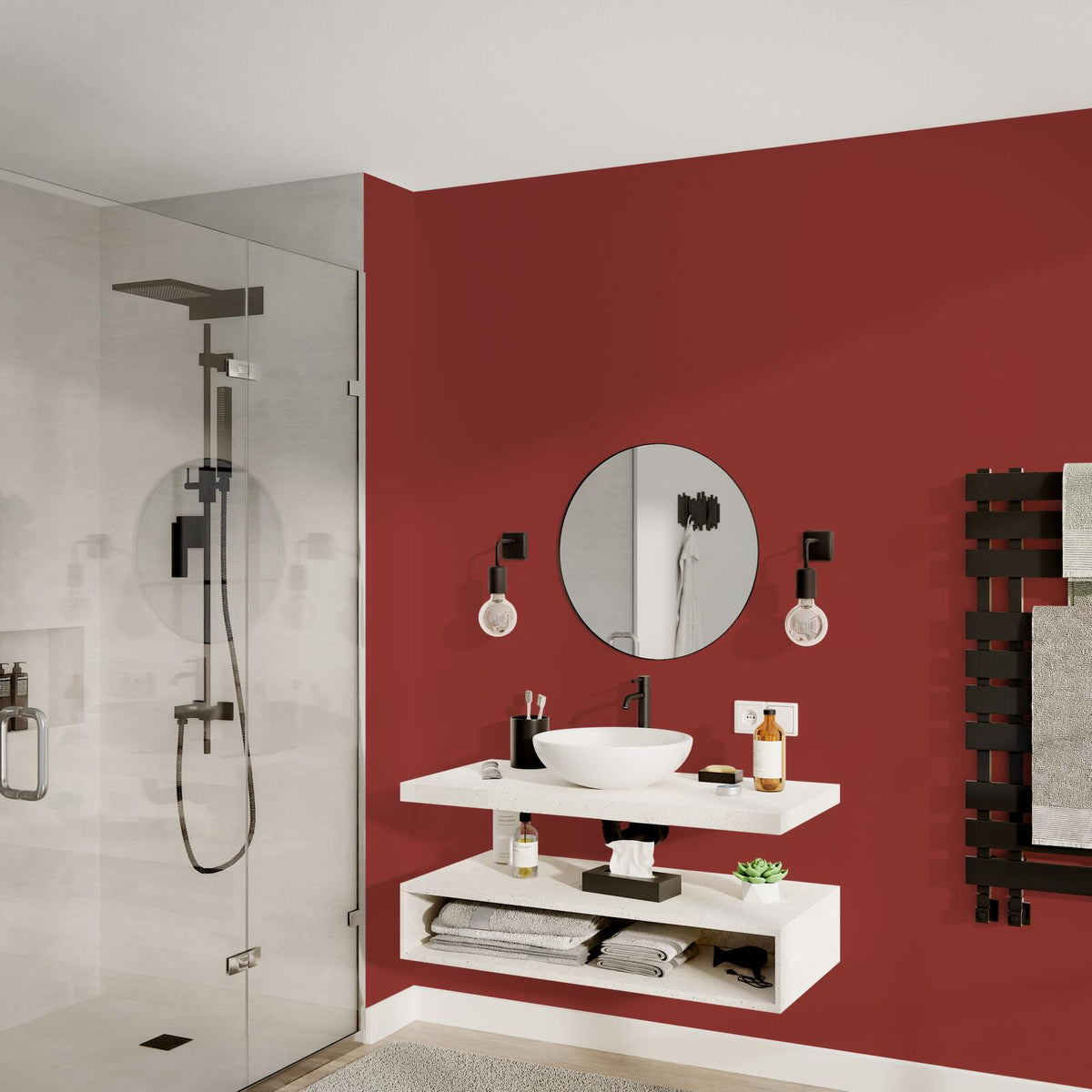 ILLICO Peinture Illico Rouge néon Satiné 2,5L