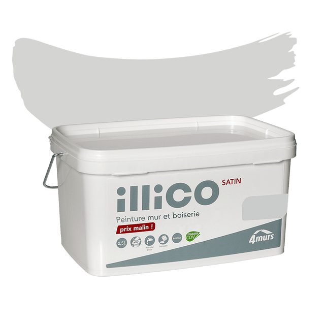 Illico Peinture Multi-supports Peinture gris urbain Satiné